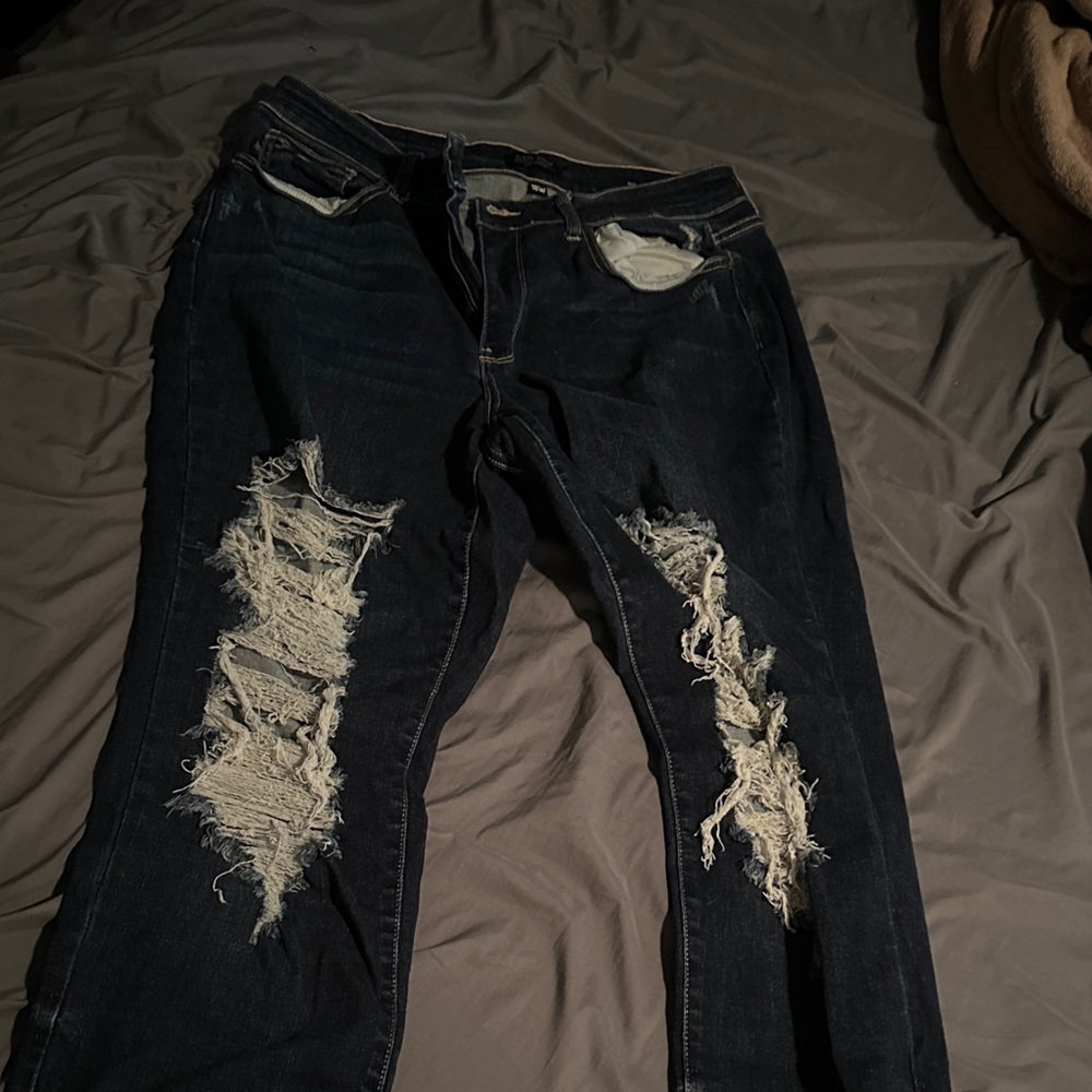 Distressed Judy Blues Jeans for Women